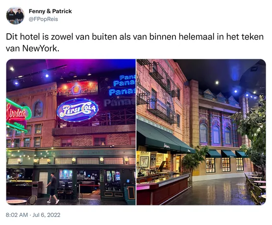 Dit hotel is zowel van buiten als van binnen helemaal in het teken van NewYork. https://t.co/7FJvpjDIw9
